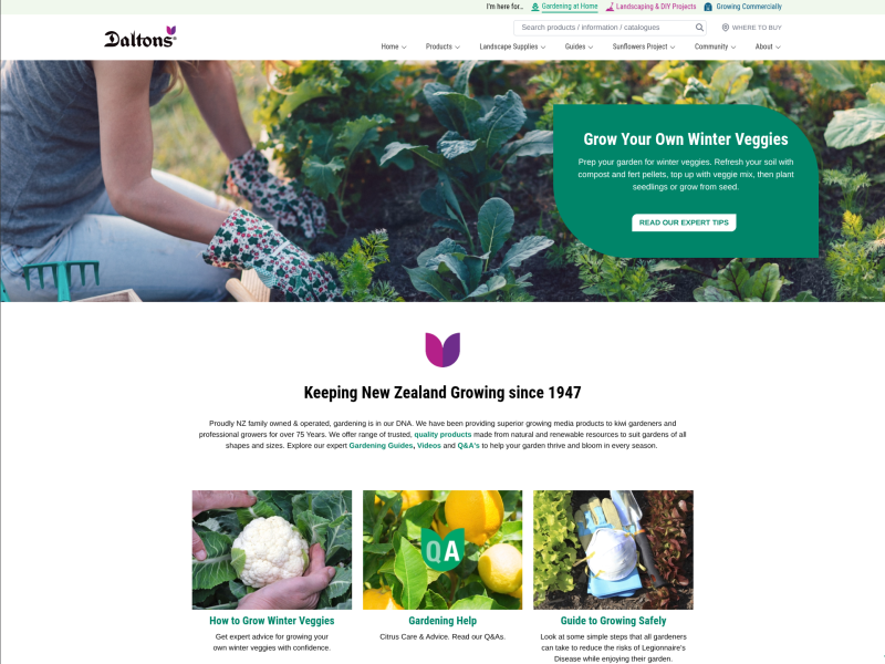 Daltons Commercial Homepage