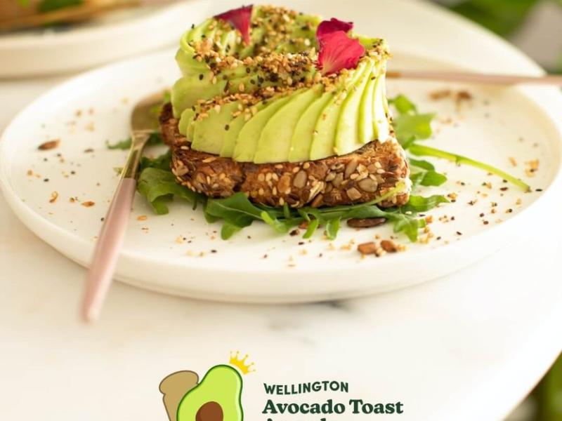 Wellington Avocado Toast Awards website screenshot.