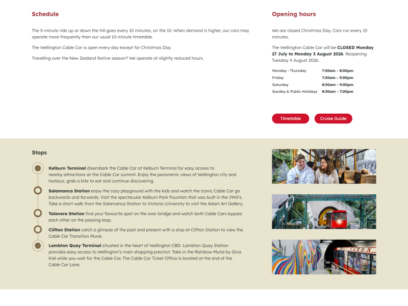 WCC website screenshot