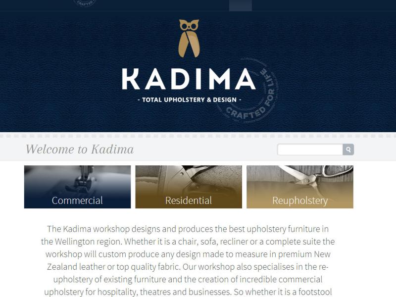 Kadima, proudly built in Drupal 7 by Web Industries
