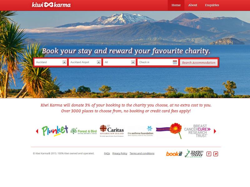 Kiwi Karma, proudly built in Drupal by Web Industries
