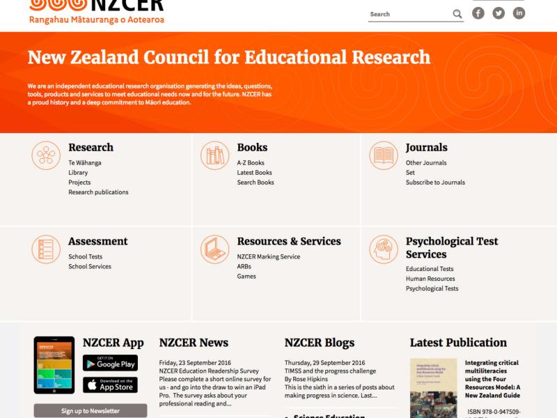 NZCER Drupal Website