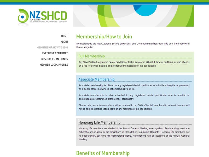 NZSHCD membership