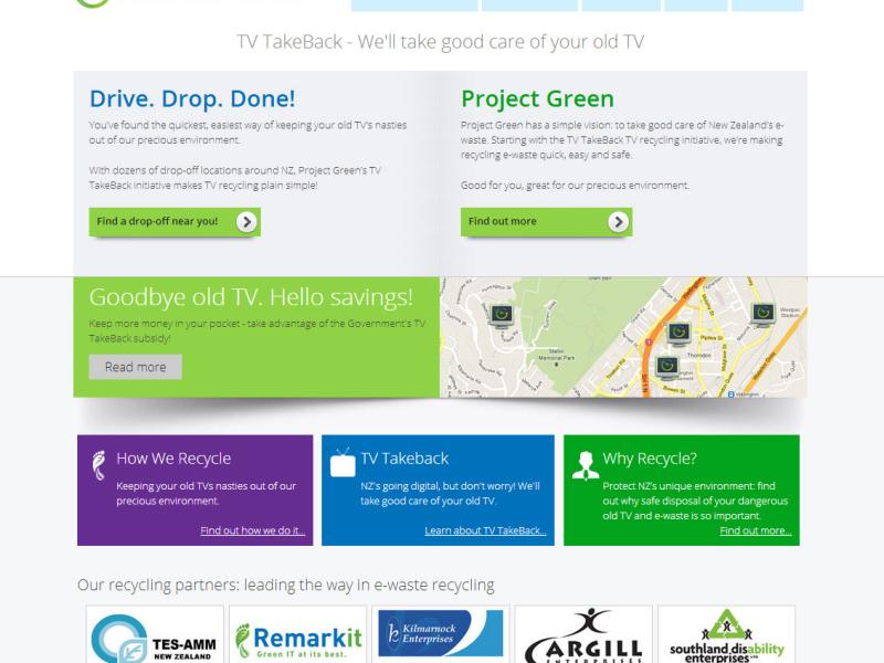Project Green, Drupal 7 website proudly built by Web Industries