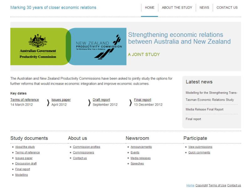 Transtasman Review, proudly built by Web Industries in Drupal