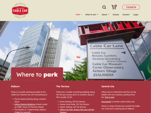 WCC website screenshot
