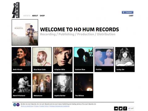 Ho Hum Records Homepage