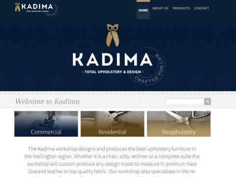 Kadima, proudly built in Drupal 7 by Web Industries