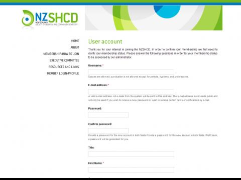 NZSHCD user
