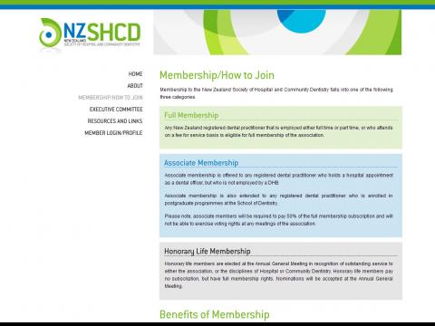 NZSHCD membership